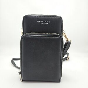 Forever Young Black Crossbody Bag Modern Minimal Street Luxe Basic Essentials